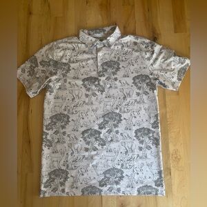 Waggle Golf, Men’s Medium Woodlands Polo